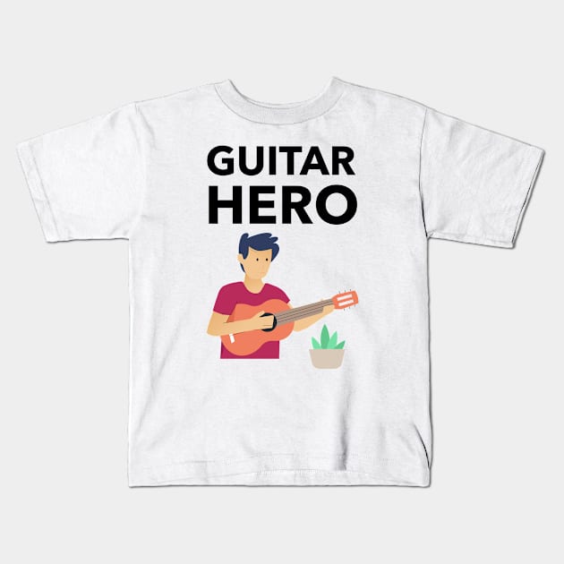 Guitar Hero Kids T-Shirt by Jitesh Kundra